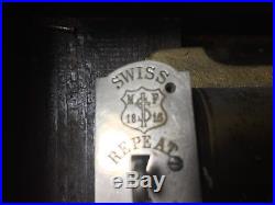 Antique Marque de Fabrique Swiss Cylinder Music Box D. P. R. 43685 No Crank AS IS