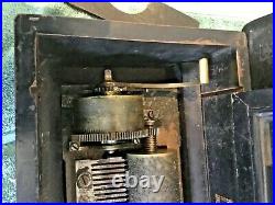 Antique Mechanical Cylinder Music Box Joseph Riley Parts Or Repair