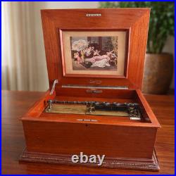Antique Mechanical Perfection Music Box with (8) Original 14 Discs Included
