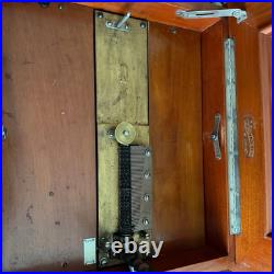 Antique Mechanical Perfection Music Box with (8) Original 14 Discs Included