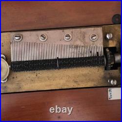 Antique Mechanical Perfection Music Box with (8) Original 14 Discs Included