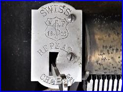 Antique Mermod Freres Cylinder Music Box 6 Tunes