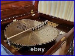 Antique Mira Music Box, Gift Quality Regina Music Box Al Meekins