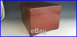 Antique Mira Music Box with12 7 Disc