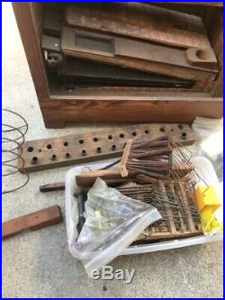 Antique Molinari & Sons Barrel Organ Grinder Organette Street Monkey Crank