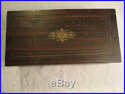 Antique Music Box 8 Airs For Restoration Parts Or Pieces
