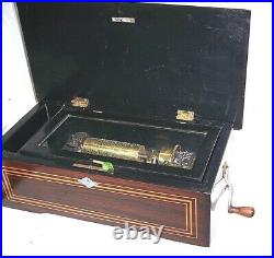 Antique Music Box Last Patent 1888, 6 Tunes