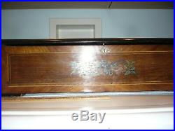Antique Music Box Mandoline Harpe