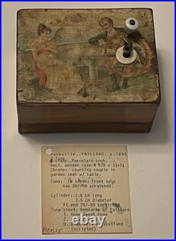 Antique Music Box Manivelles, Transit Boxes, & Album Collection