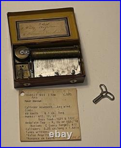 Antique Music Box Manivelles, Transit Boxes, & Album Collection