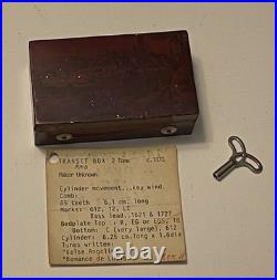 Antique Music Box Manivelles, Transit Boxes, & Album Collection