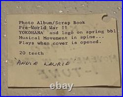 Antique Music Box Manivelles, Transit Boxes, & Album Collection