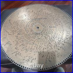 Antique Music Box Tin Disc