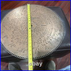 Antique Music Box Tin Disc