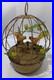 Antique-Musical-Bird-Cage-birds-tetter-totter-Tested-Working-01-srjn