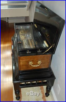 Antique Musicbox & Table
