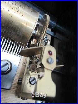 Antique Nicole Freres Swiss 11.5 Cylinder Music Box Lever Wind Clockwork