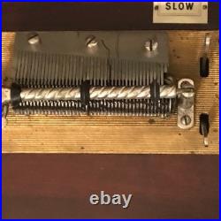 Antique Olympia 8.75 Disc Music Box
