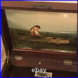 Antique Olympia 8.75 Disc Music Box