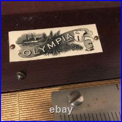 Antique Olympia 8.75 Disc Music Box