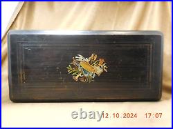 Antique Paillard Swiss Music Box 6 Cylinder/ 8 Airs Fully Restored (see Video)