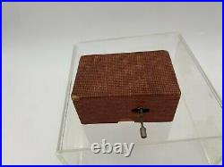Antique Paper Board Crank Music Box