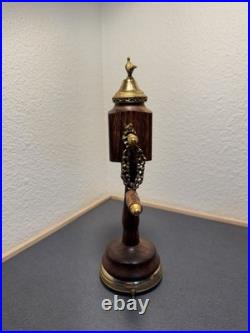 Antique Pepper Mill Music Box Included Reuge Made In Switzerland
