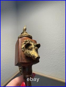 Antique Pepper Mill Music Box Included Reuge Made In Switzerland