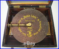 Antique Polyphon 24 cm Disc music box music box automaton