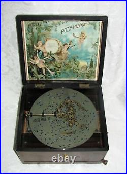 Antique Polyphon Disc Music Box Circa 1900