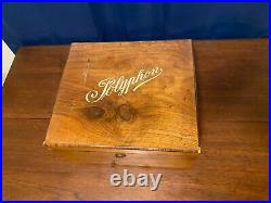 Antique Polyphon Music Box with 28 discs