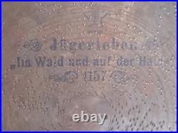 Antique Polyphon Symphonion Plate Music Box Disc 12
