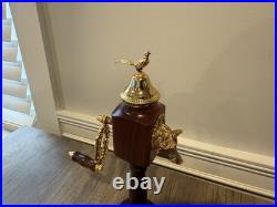 Antique Pre-1900 Pepper Mill Music Box by Reuge Switzerland, Fully Functional