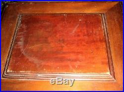 Antique REGINA 15 1/2 Disk Double Comb Music Box with 4 Disks, Beautiful Mahogany