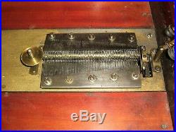 Antique REGINA 15 1/2 Disk Double Comb Music Box with4 Disks, Beautifully Finished