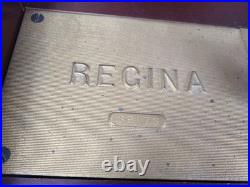 Antique REGINA 39173 Victorian Table Top Music Box Plays 15.5 Discs (TESTED)