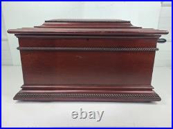 Antique REGINA 39173 Victorian Table Top Music Box Plays 15.5 Discs (TESTED)