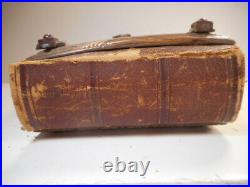 Antique & Rare German Black Forest Carved Photo Album withCylinder Music Box