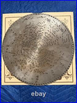 Antique Regina Mahogany Serpentine Double Comb Music Box +Eight 15 1/2 discs