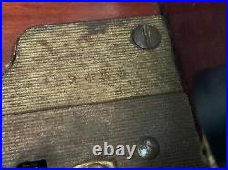Antique Regina Music Box Tested & Working Includes 15 1/2 Inch Disc