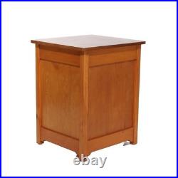 Antique Regional Mahogany Music Box Disk Cabinet with One Disk C1920