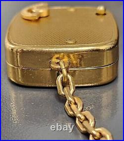 Antique Reuge Ste Croix Swiss Musical Wind-Up Music Box Key Chain Pendant