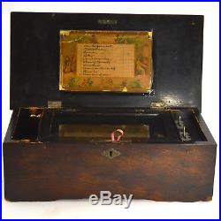 Antique Reuge music box great working condition mechanism clean this fall