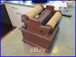 Antique Roller Organ Paper Reed Pipe Clariona Nyc For Restoration Or Parts