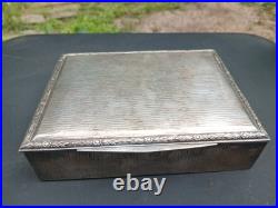 Antique Silver Or Silverplate Music Box With Unknown Marks Antique Silver Or Silverplate Music Box With Unknown Marks