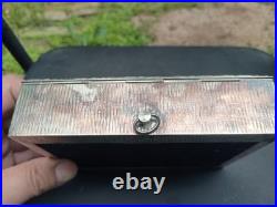 Antique Silver Or Silverplate Music Box With Unknown Marks Antique Silver Or Silverplate Music Box With Unknown Marks