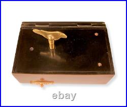 Antique Singing Bird Box Automaton FULLY SERVICED Music Box (Video Inc.)