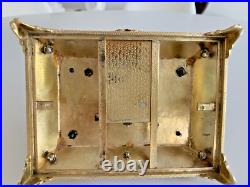 Antique Singing Bird Mechanical Music Box AUTOMATON Enamel Antique Singing Bird Mechanical Music Box AUTOMATON Enamel