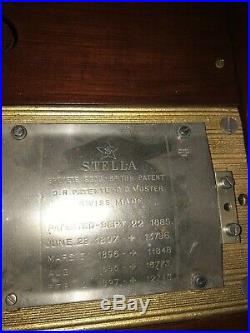 Antique Stella Console Disc Player With Many Discs