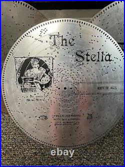 Antique Stella Music Box With Discs